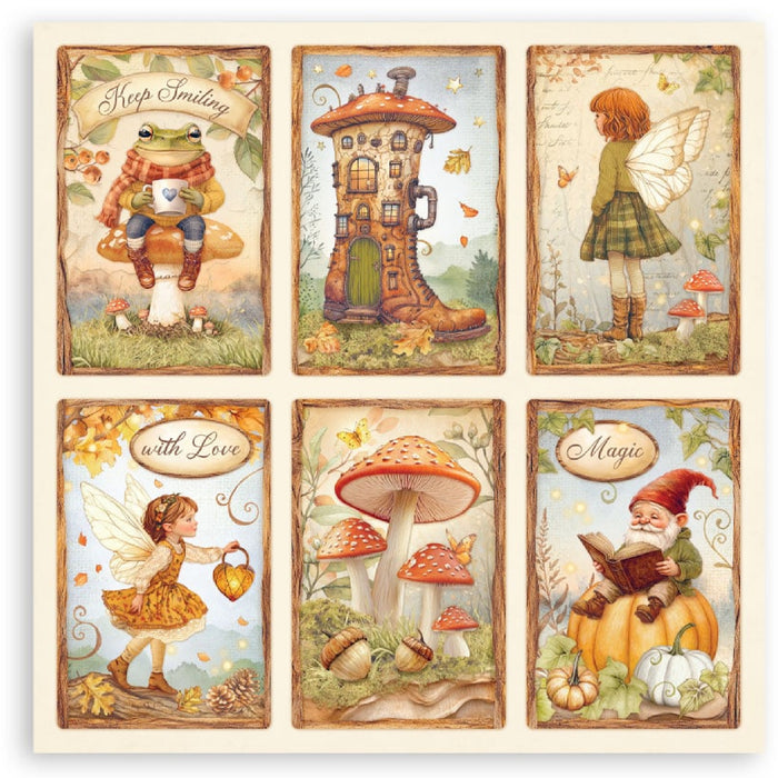 Stamperia Whispering Woods 12" x 12" Single Faced Maxi Paper Pad