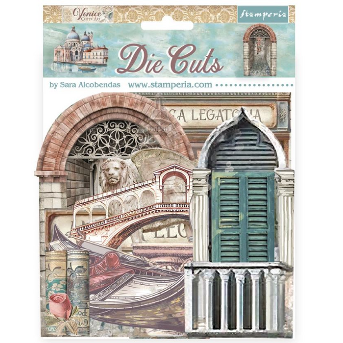 Stamperia Venice City Of Art Assorted Die Cuts