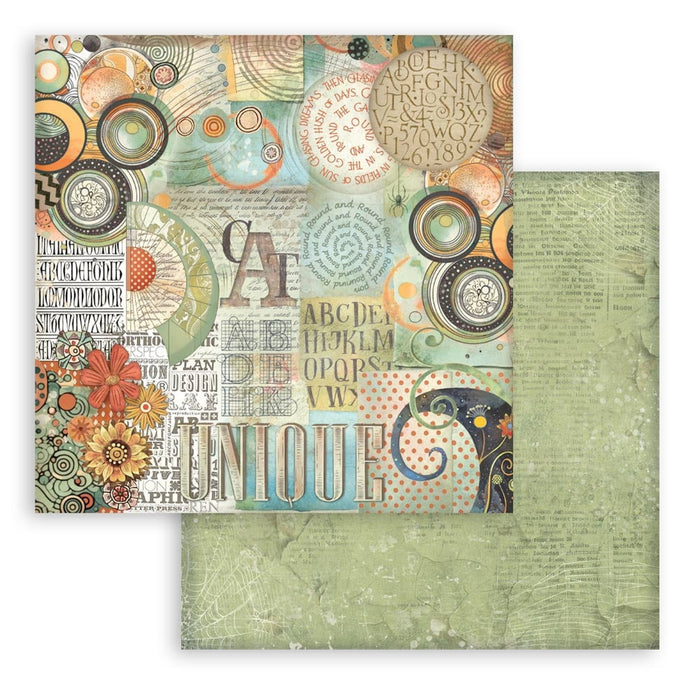 Stamperia Furry Friends 8" x 8" Background Selection Paper Pad