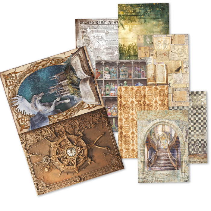 Ciao Bella Wizard Academy A5 Mixed Rice Paper 8pc