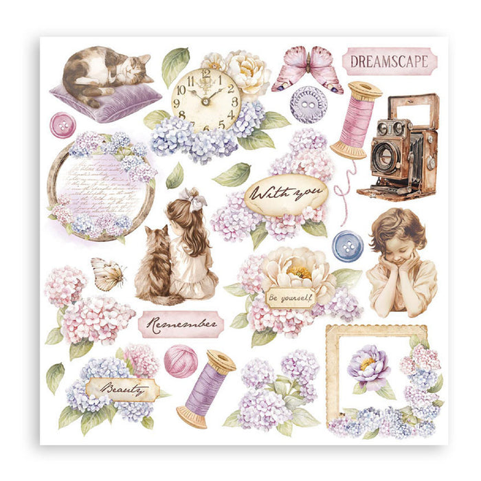 Stamperia Quiet Days Rub On Transfers - Assorted Pack