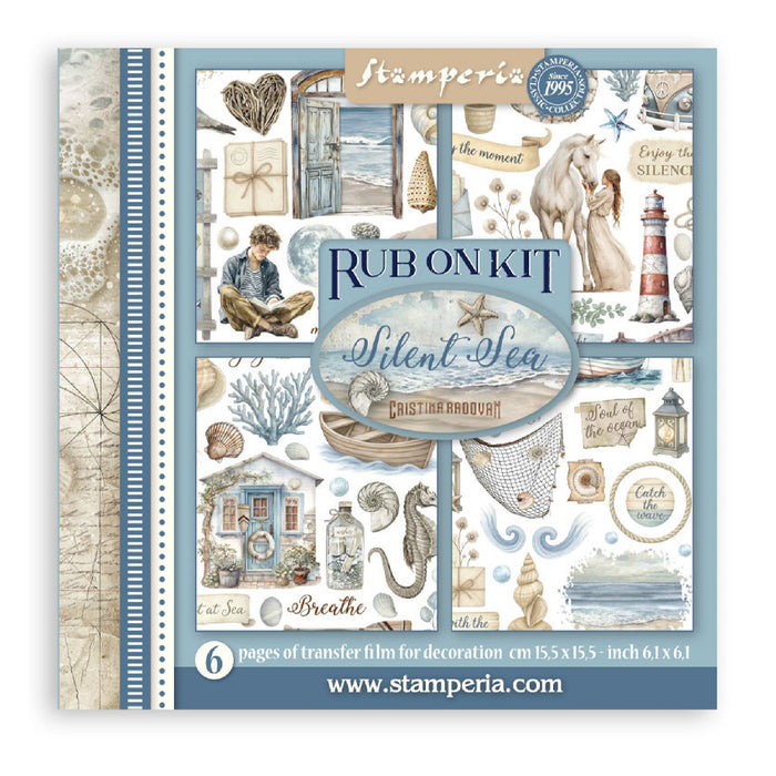 Stamperia Silent Sea  Rub On Transfers - Assorted Pack