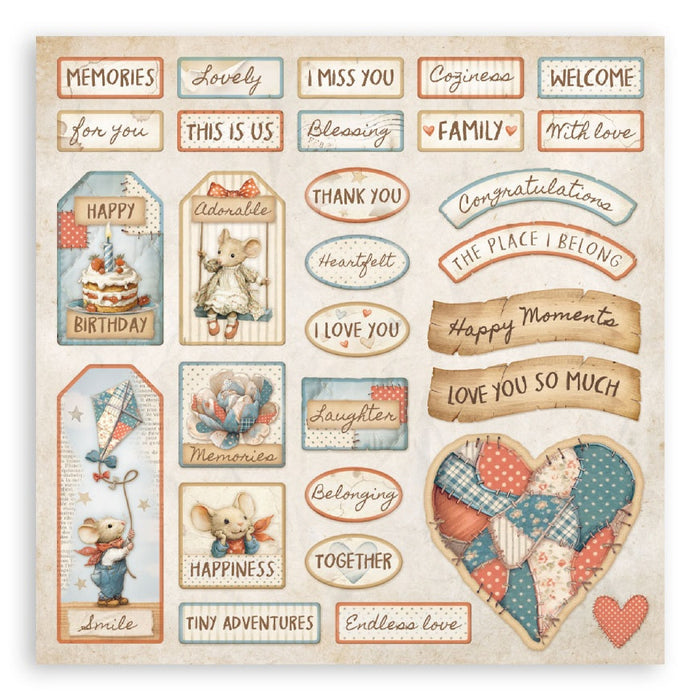 Stamperia Family 12" x 12" Single Faced Maxi Paper Pad