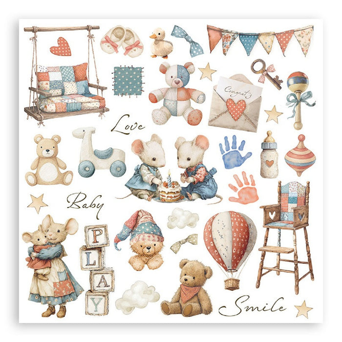 Stamperia Baby Rub On Transfers - Assorted Pack