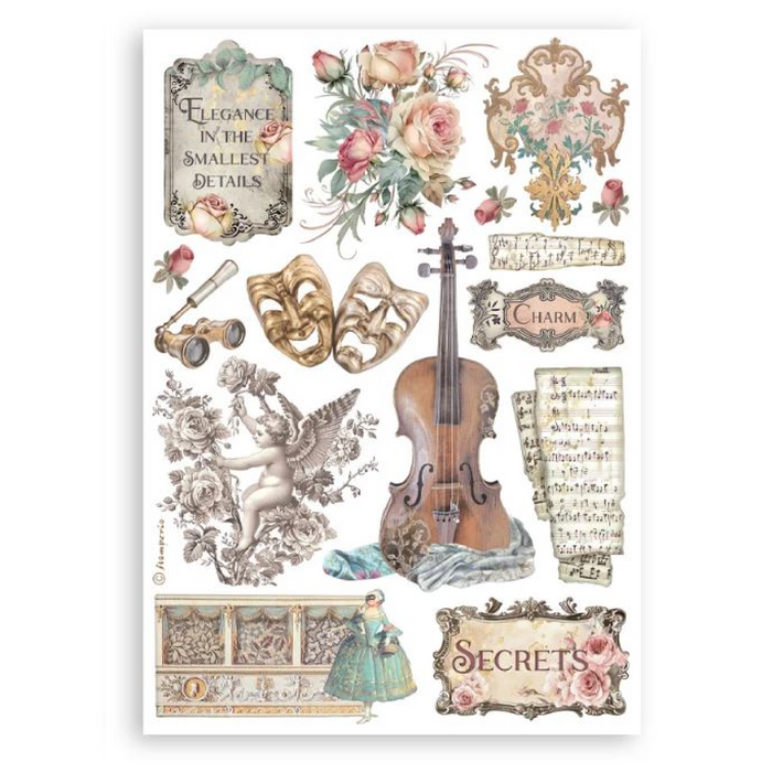 Stamperia Venice City Of Art Washi Pad