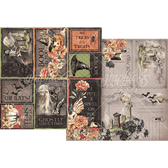 Graphic 45 Ghostly Greetings 8" x 8" Collection Pack