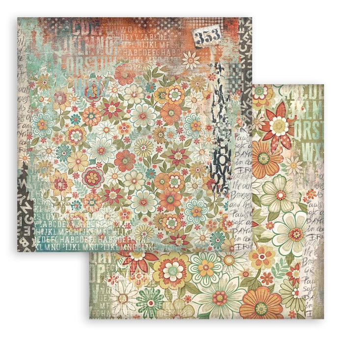 Stamperia Furry Friends 8" x 8" Background Selection Paper Pad