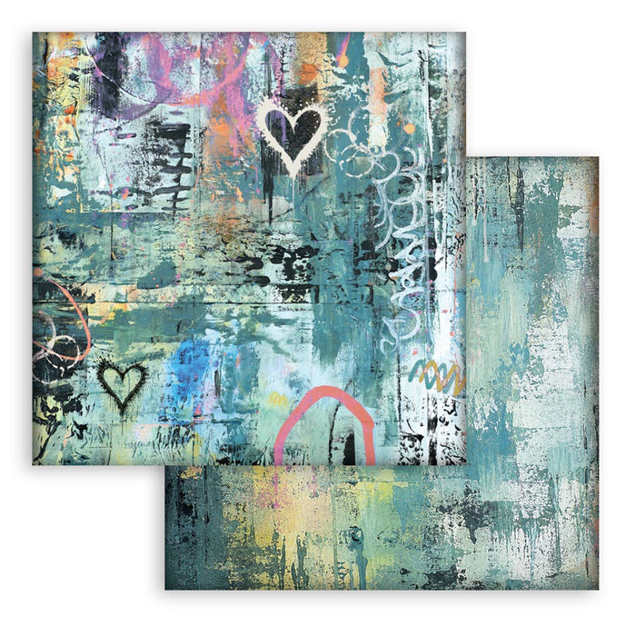 Stamperia Furry Friends 2 8" x 8" Backgrounds Paper Pad
