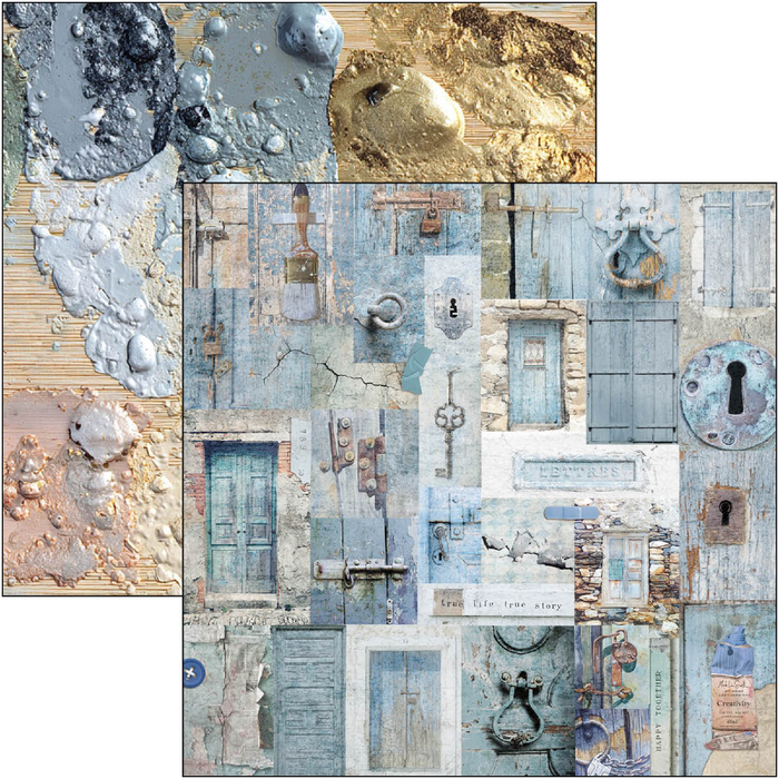 Ciao Bella An Artist Journey 8" x 8" Scrapbooking Paper Set