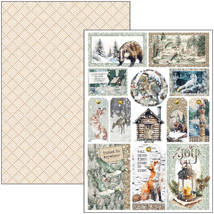 Ciao Bella Forest Tales A4 Scrapbooking Paper Set