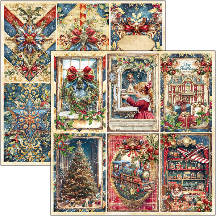 Ciao Bella Toy Shop 8" x 8" Scrapbooking Paper Set