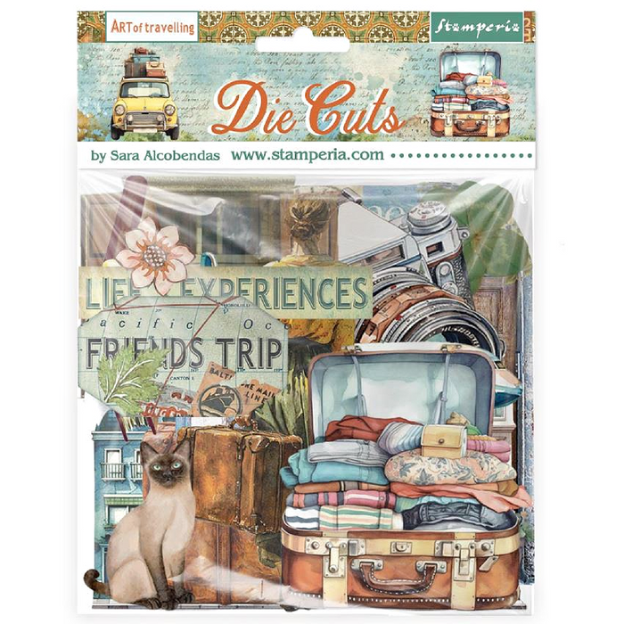 Stamperia Art Of Travelling Assorted Die Cuts