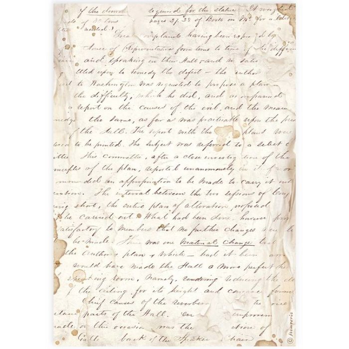 Stamperia Best Sellers A4 Rice Paper (Handmade letter)