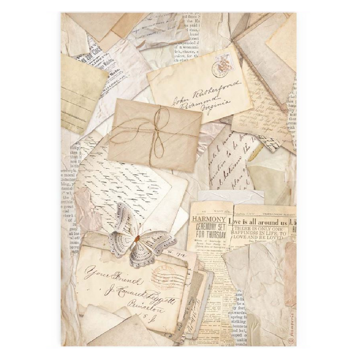 Stamperia Best Sellers A4 Rice Paper (Postal cards)