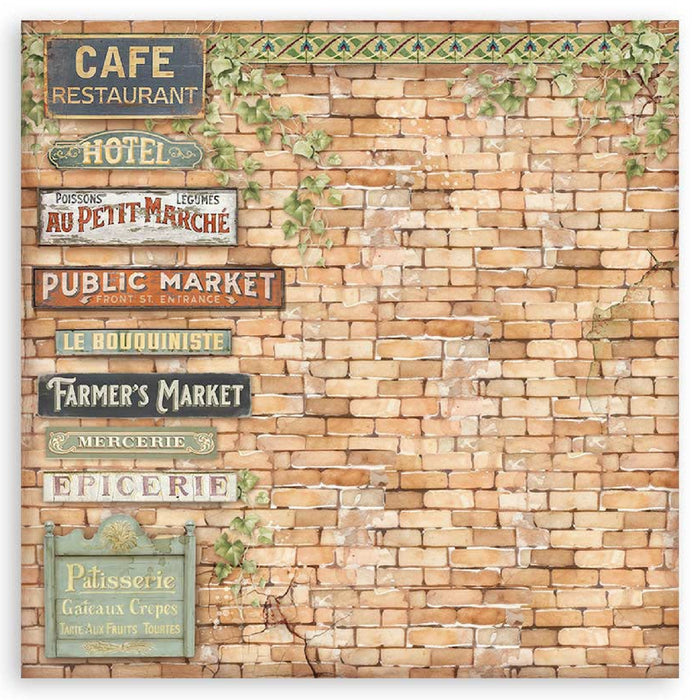 Stamperia Art Of Travelling 12" x 12" Single Faced Maxi Paper Pad