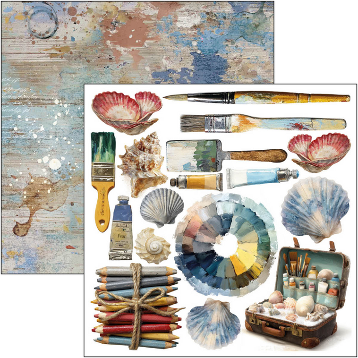 Ciao Bella An Artist Journey 6" x 6" Fussy Cut Pad