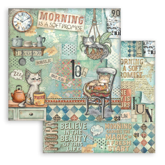 Stamperia Furry Friends 12" x 12" Scrapbooking Paper Pad