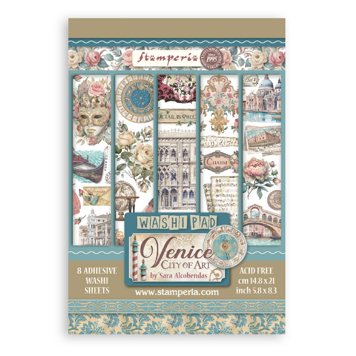 Stamperia Venice City Of Art Washi Pad