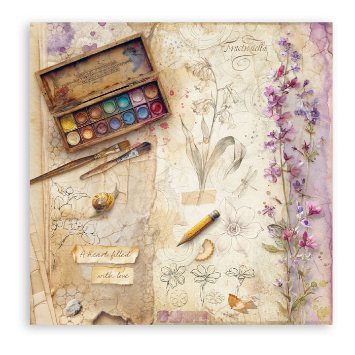 Stamperia All Around 8" x 8" Single Faced Maxi Paper Pad
