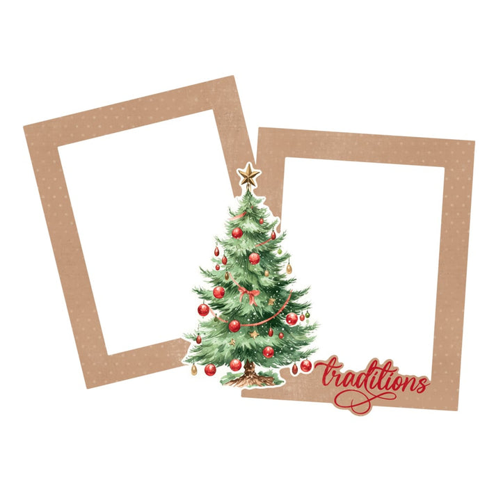 Simple Stories Vintage Believe Chipboard Frames
