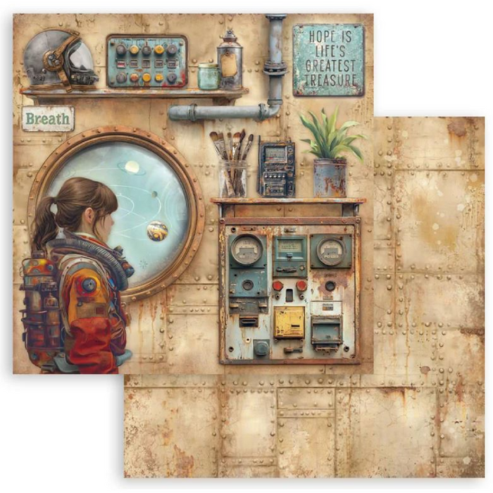 Stamperia A New Beginning 12" x 12" Scrapbooking Paper Pad