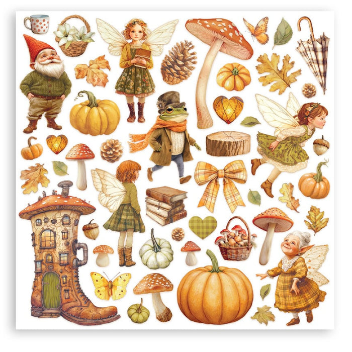 Stamperia Whispering Woods 8" x 8" Scrapbooking Paper Pad