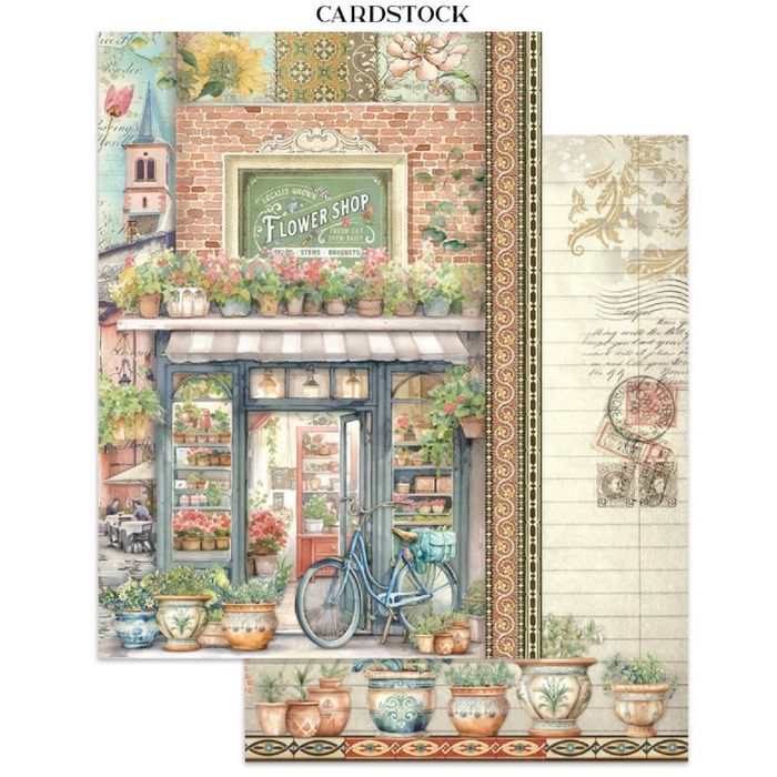 Stamperia Art Of Travelling Junk Journal Stickers Cut-outs Backgrounds