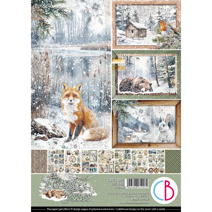 Ciao Bella Forest Tales A4 Scrapbooking Paper Set