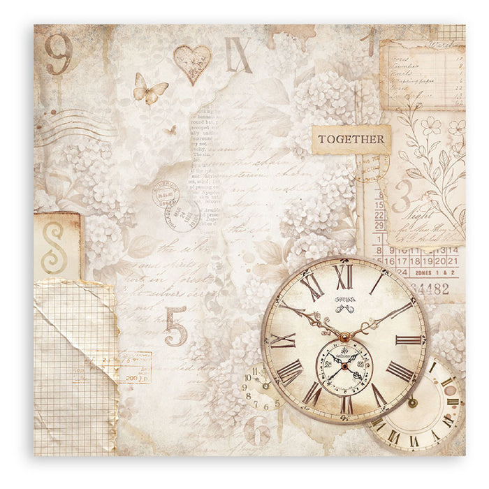 Stamperia Quiet Days 12" x 12" Single Faced Maxi Paper Pad