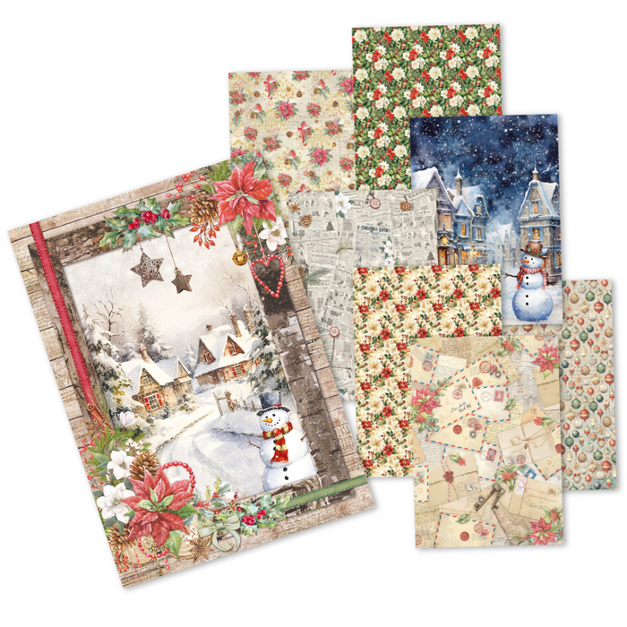 Ciao Bella Christmas Vibes A5 Mixed Rice Paper 8pc