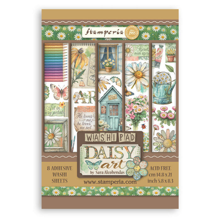 Stamperia Daisy Art A5 Washi Pad