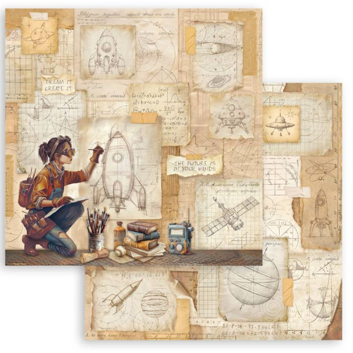 Stamperia A New Beginning 12" x 12" Scrapbooking Paper Pad