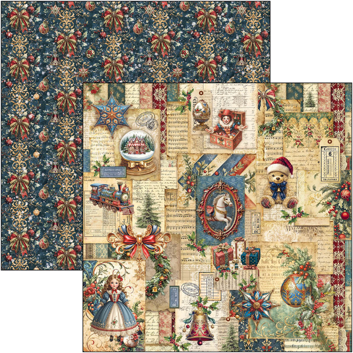 Ciao Bella Toy Shop 8" x 8" Scrapbooking Paper Set