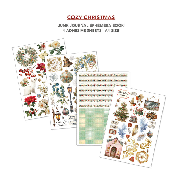 Ciao Bella Paper Cozy Christmas A4 Junk Journal & Ephemera Book