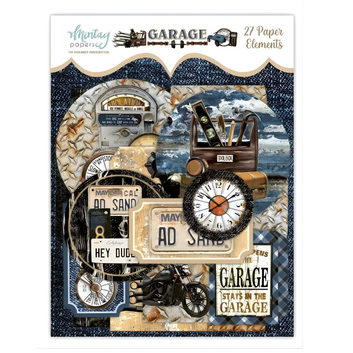 Mintay Garage Tags Paper Elements