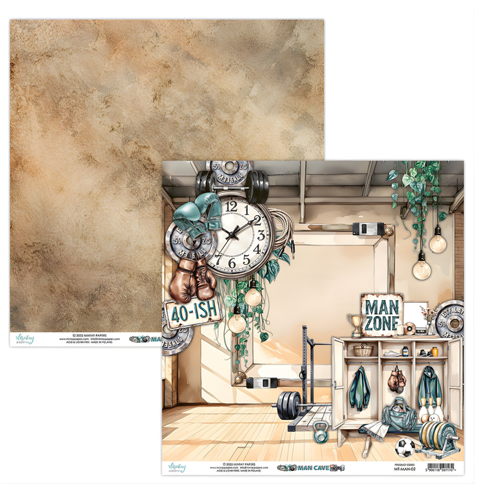 Mintay Man Cave 8" x"8 Paper Pad