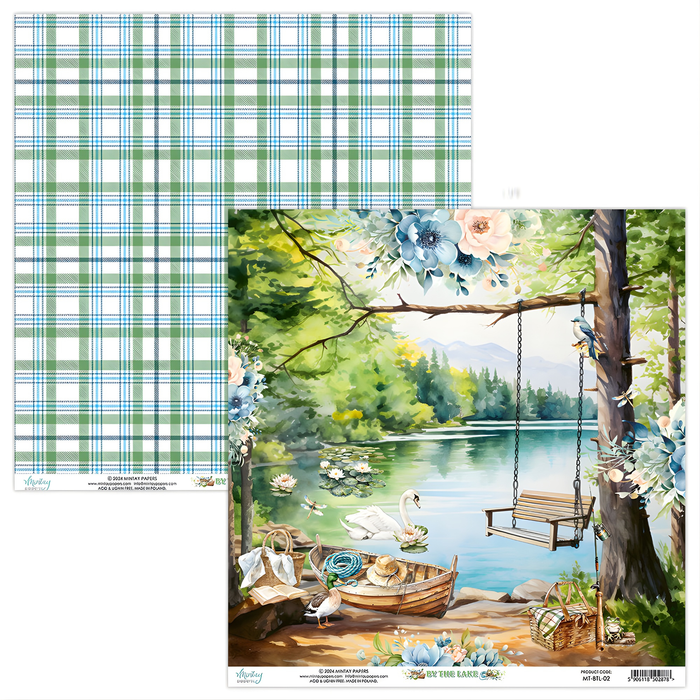 Mintay By The Lake 12" x"12 Scrapbooking Paper Set