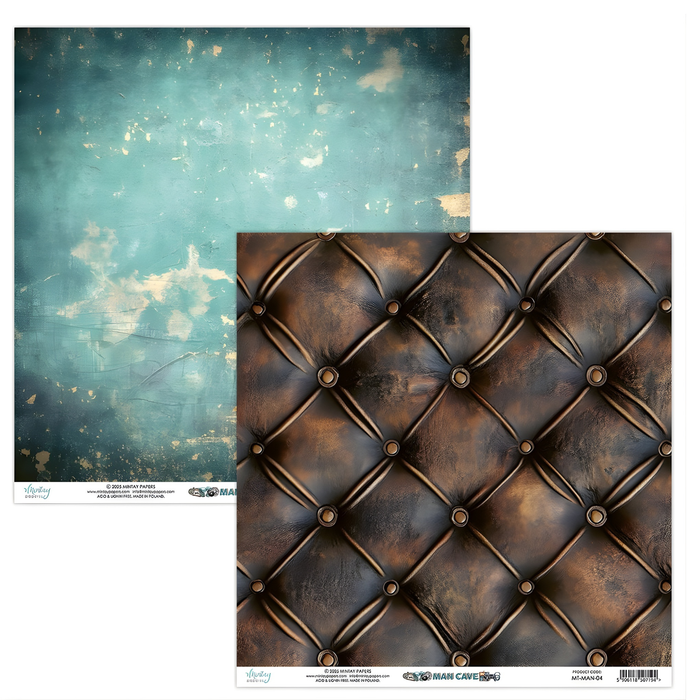 Mintay Man Cave 12" x"12 Scrapbooking Paper Set