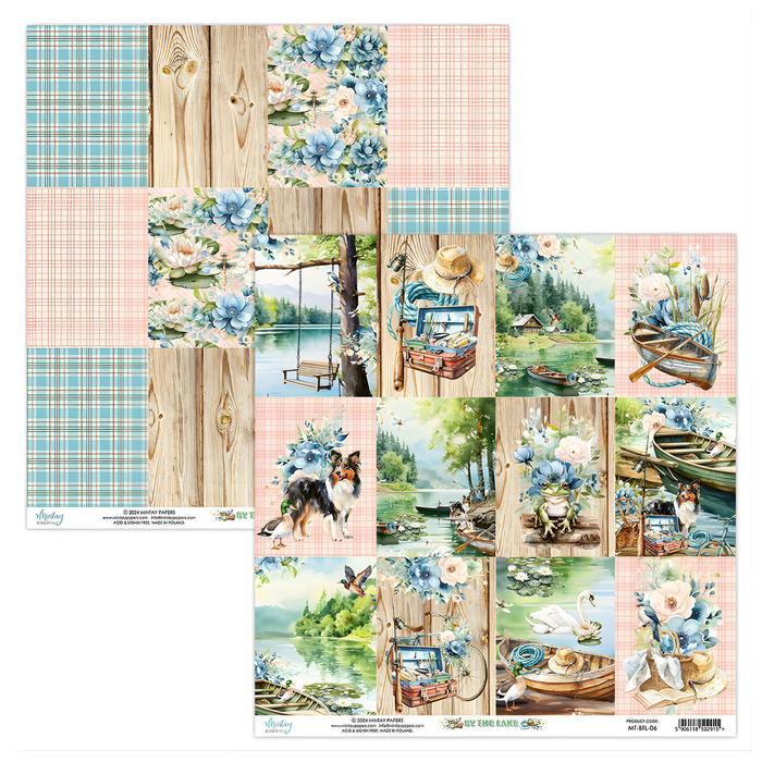 Mintay By The Lake 12" x"12 Scrapbooking Paper Set
