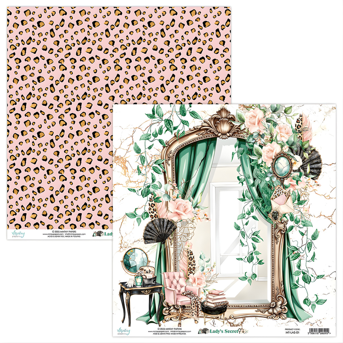 Mintay Lady's Secret 12" x"12 Scrapbooking Paper Set