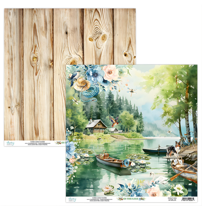 Mintay By The Lake 12" x"12 Scrapbooking Paper Set