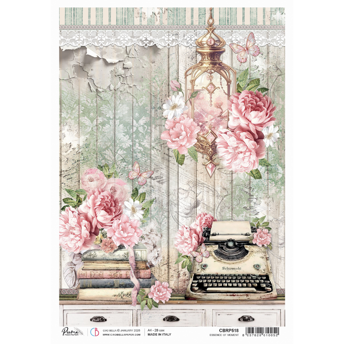 Ciao Bella Timeless Memories A4 Rice Paper Essence of Moment