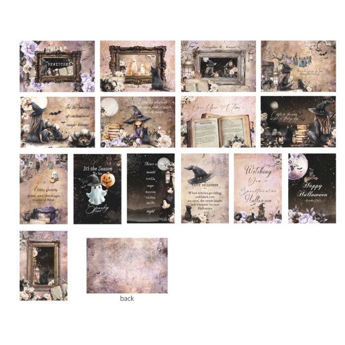 Prima Marketing Bewitched  4" x 6" Journaling Cards