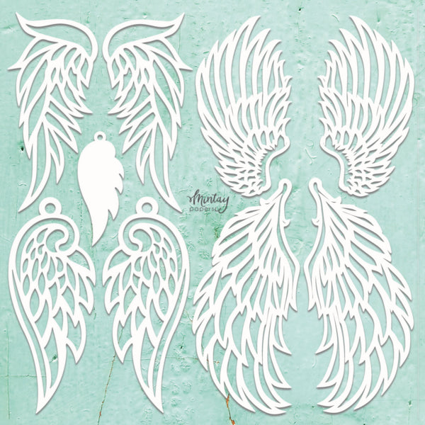 Mintay Embellishments Chippies Angel Wings