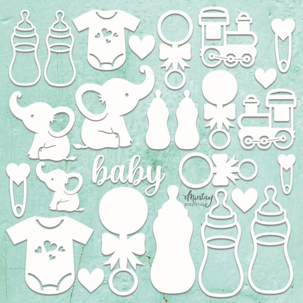 Mintay Embellishments Chippies Baby