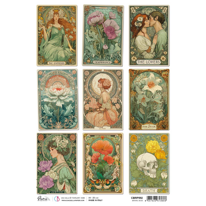 Ciao Bella Artemis A4 Rice Paper Mystic Deck