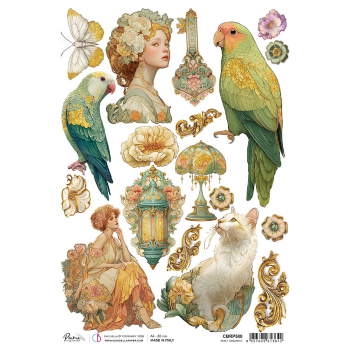 Ciao Bella Artemis A4 Rice Paper Quiet Romance