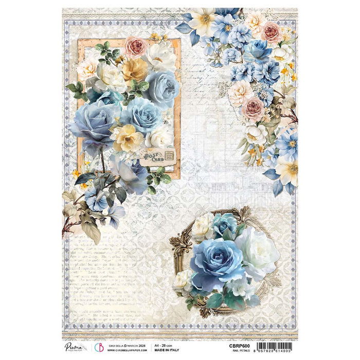 Ciao Bella Eastern Journey A4 Rice Paper Rail Petals