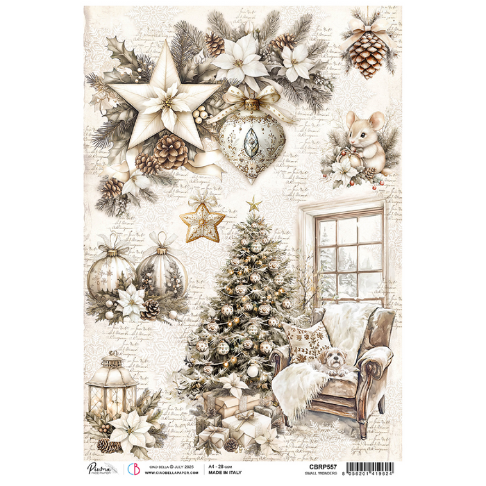 Ciao Bella Winter Season A4 Rice Paper Small Wonders