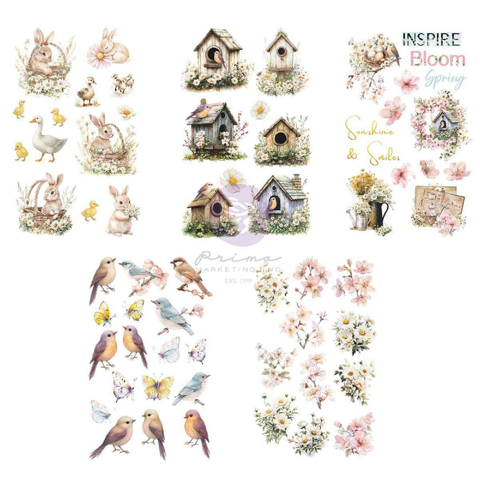 Prima Marketing Among The Wildflowers Sticker Pack 5pc